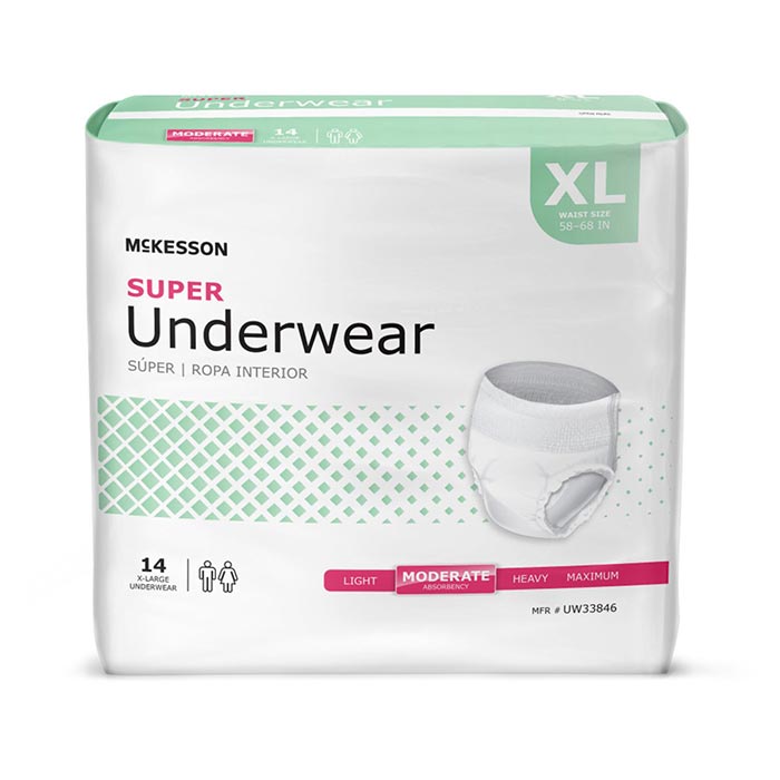McKesson Super Pull-Up Underwear
