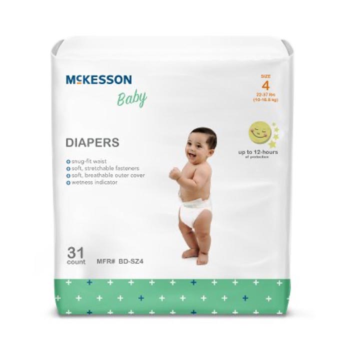 McKesson Unisex Baby Diapers