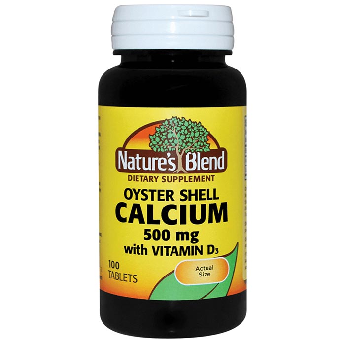 Nature's Blend Oyster Shell Calcium With Vitamin D3