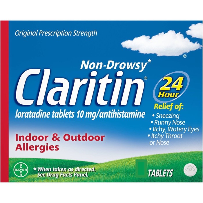 Claritin 24H Allergy Relief Tablets 10mg