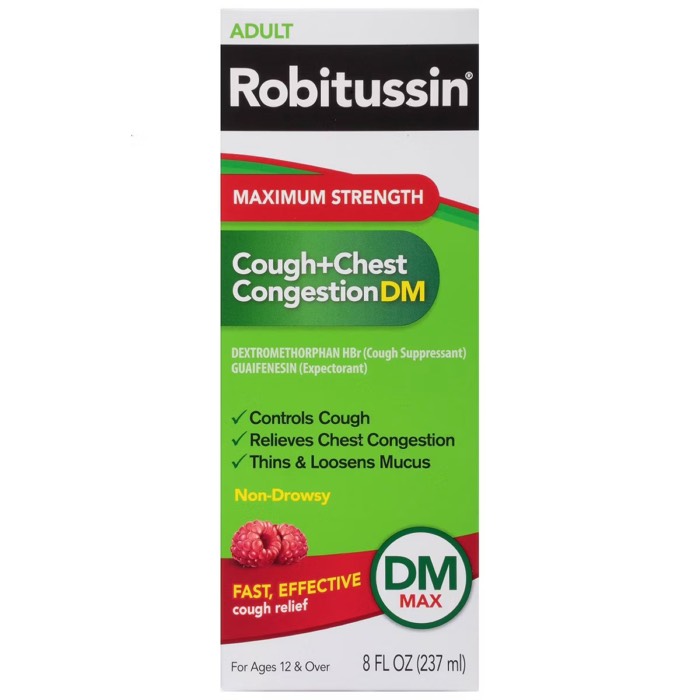 Robitussin Cough & Chest Congestion