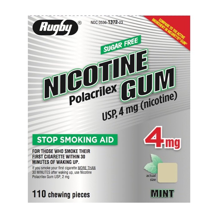 Rugby Nicotine Gum 4mg
