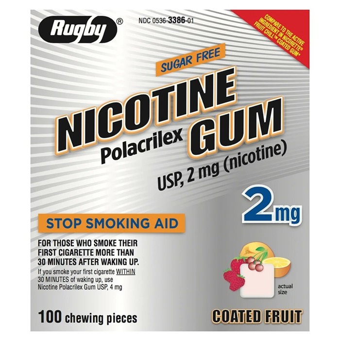 Rugby Nicotine Gum 2mg