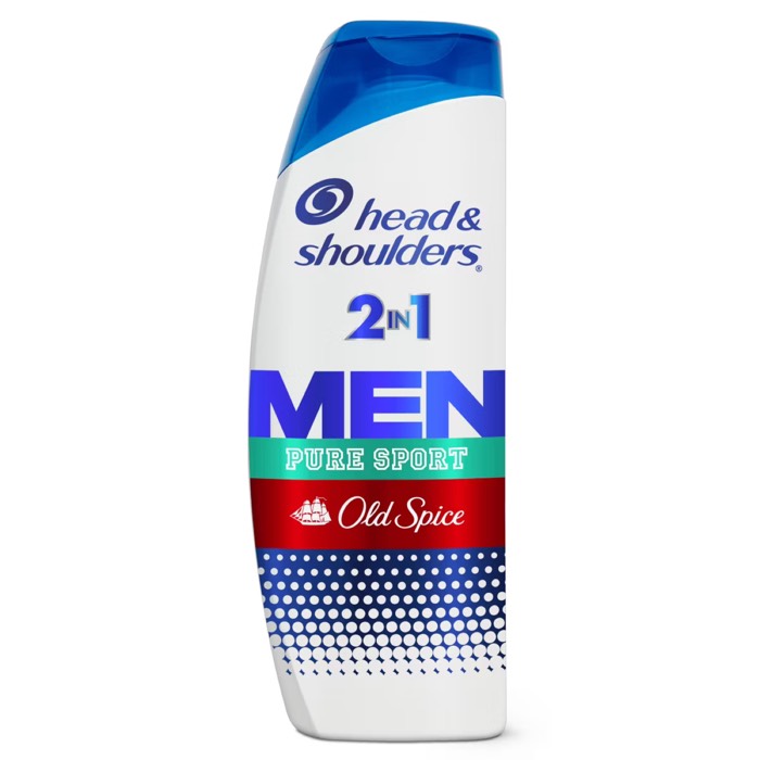 Head/Shlder Old Spice Pure Sport 1% Dandruff Shampoo