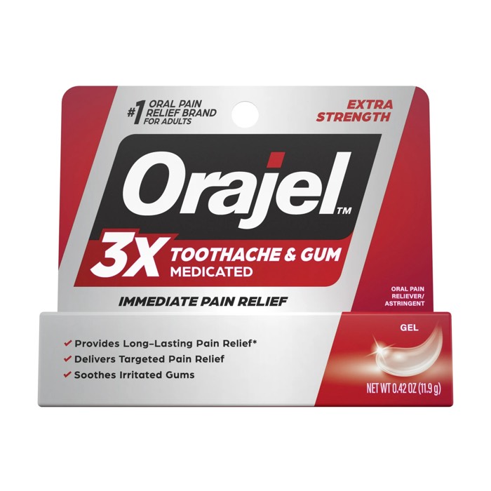 Orajel Toothache & Gum Medicated Gel