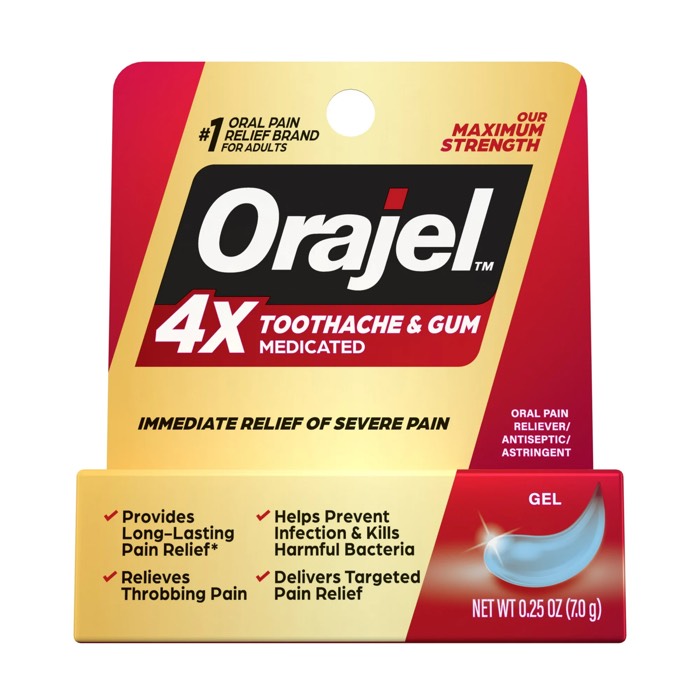 Orajel Toothache & Gum Medicated Gel