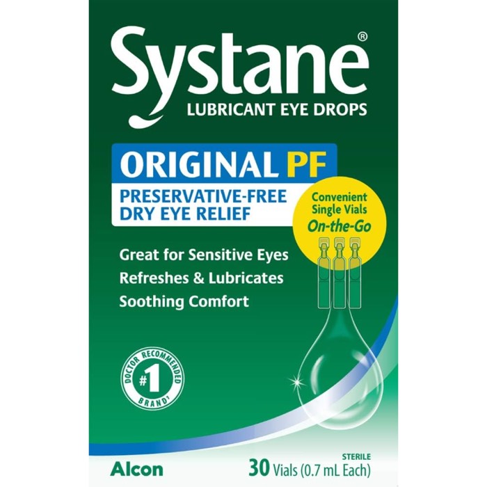 Systane Lubricant Eye Drop Vials