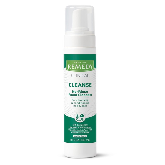 Medline Remedy Clinical No-Rinse Foam Cleanser