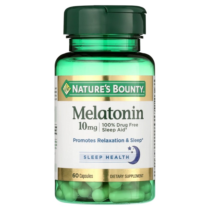 Nature's Bounty Melatonin 10mg Capsules