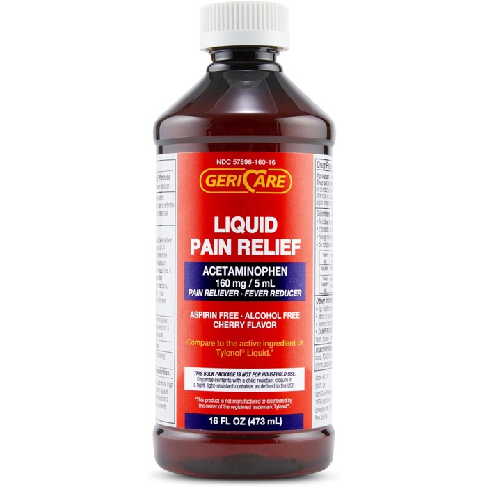 GeriCare Acetaminophen Cherry Liquid