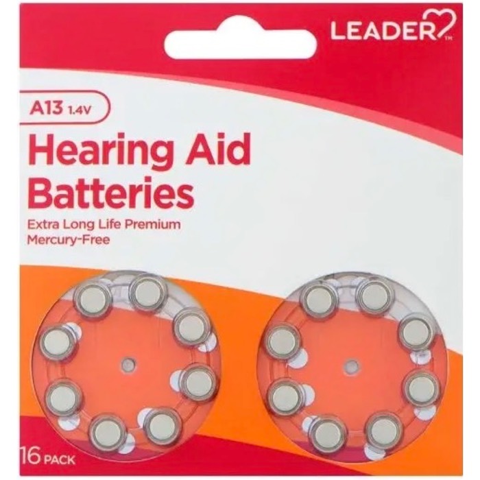 Leader A13 Hearing Aid Batteries