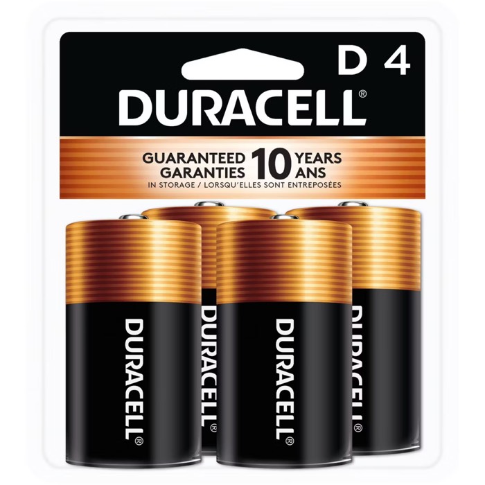 Duracell D Coppertop Batteries