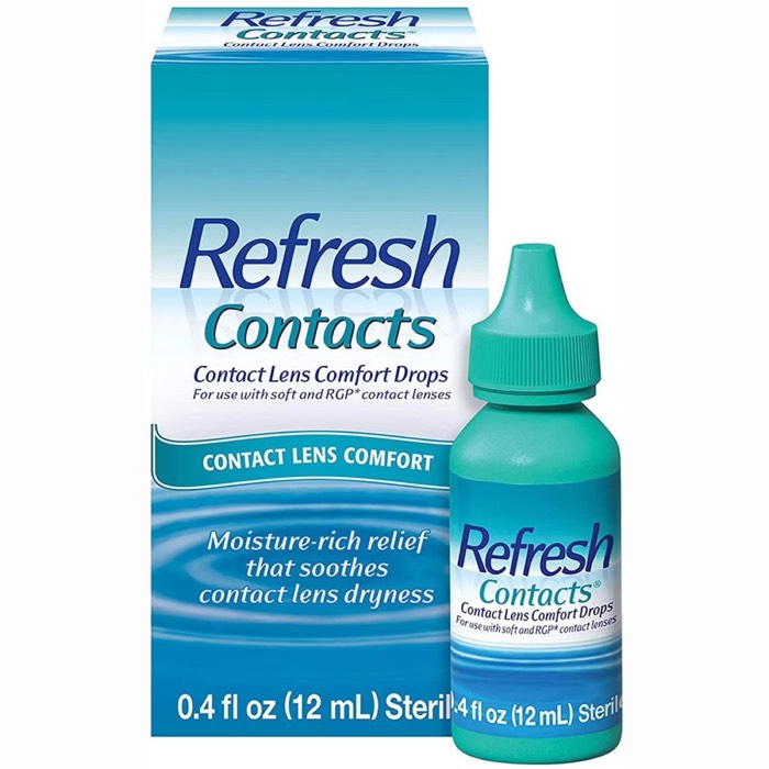 Refresh Contacts Lubricant Eye Drops