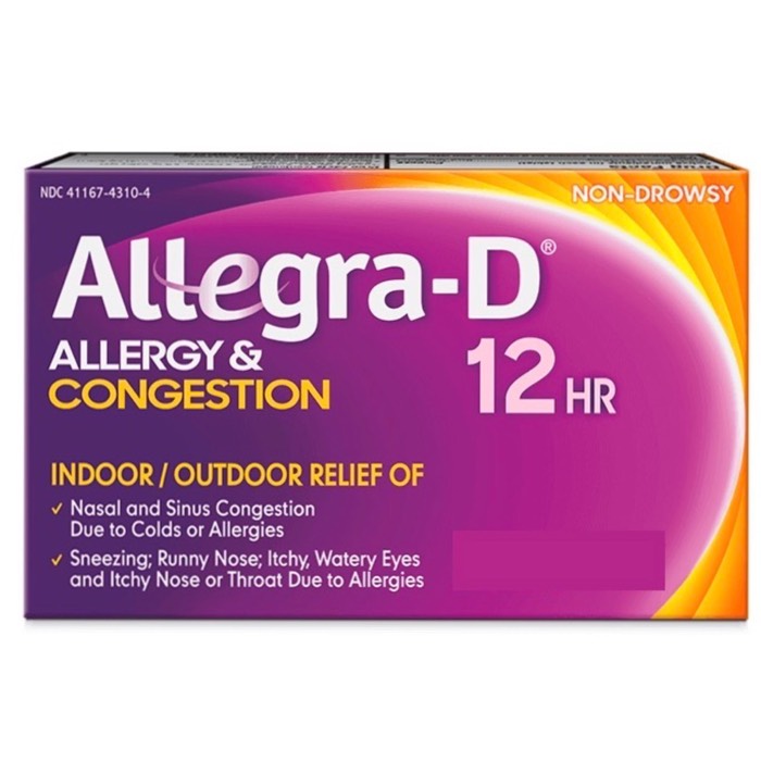 Allegra-D 12 Hour Allergy & Congestion Relief