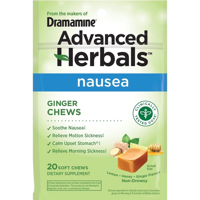 Dramamine Nausea Ginger Soft Chewables