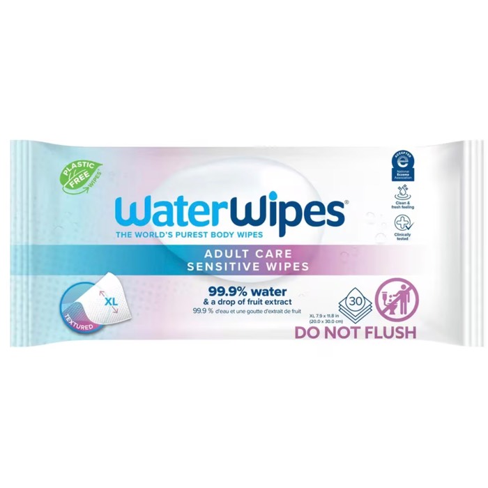 WaterWipes Adult Care Sensitive Wipes