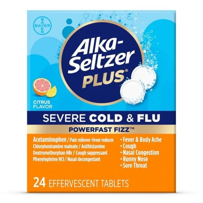 Alka-Seltzer Plus Severe Cold & Flu Tablets
