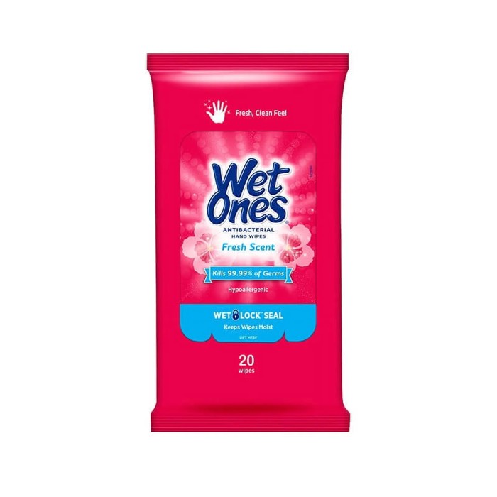 Wet Ones Fresh Scent Antibacterial Hand Wipe