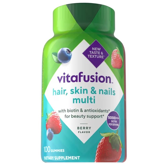 Vitafusion Hair, Skin & Nails Berry Biotin & Antioxidants Gummies