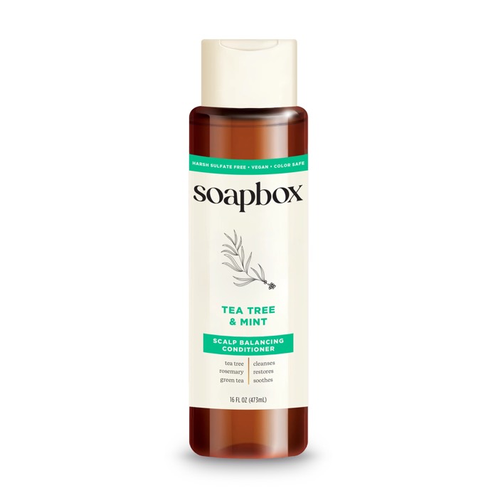 Soapbox Tea Tree Oil & Mint Scalp Balancing Shampoo