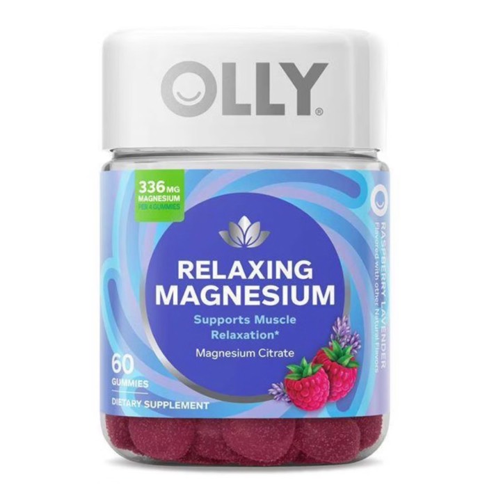 Olly Relaxing Magnesium Raspberry & Lavender Gummies