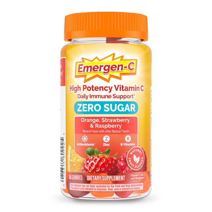 Emergen-C High Potency Vitamin C Zero Sugar Gummies