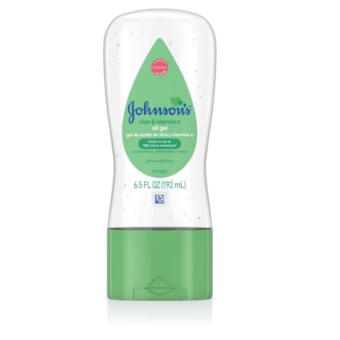 Johnson's Aloe & Vitamin E Baby Oil Gel