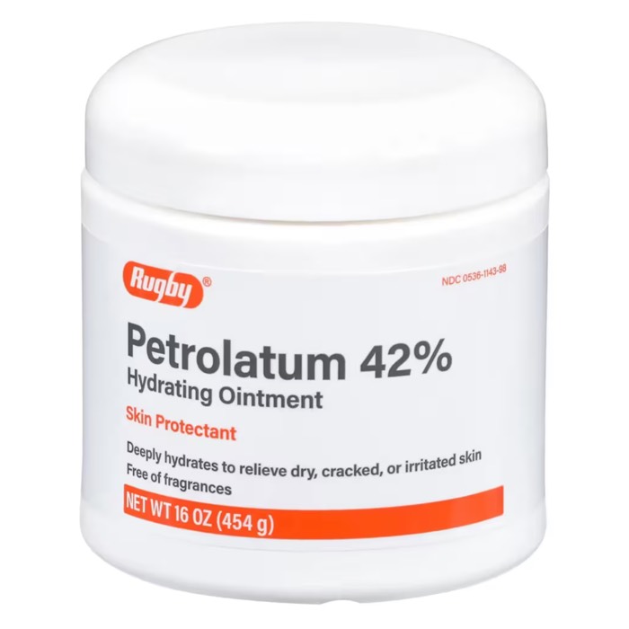 Rugby Petrolatum 42% Hydrating Ointment