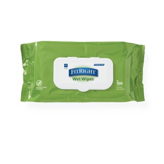Medline FitRight Wet Wipes