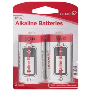 Leader D Alkaline Batteries