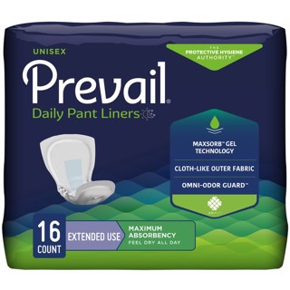 Prevail Daily Pant Liners Overnight