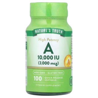 Nature's Truth High-Potency Vitamin A 10000 U Gelcaps