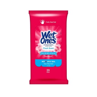 Wet Ones Fresh Scent Antibacterial Hand Wipe