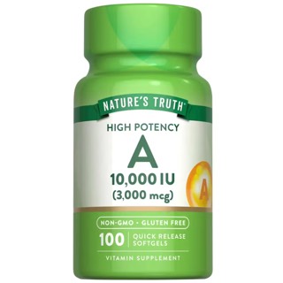 Nature's Truth High-Potency Vitamin A 10000 U Gelcaps