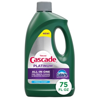 Cascade Platinum With Dawn Dishwasher Detergent